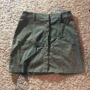 Button down skirt
